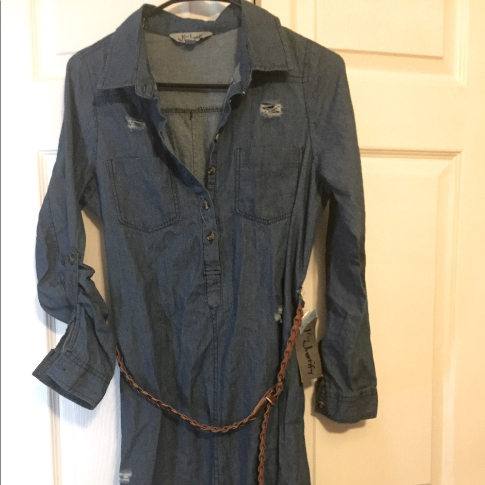 NWT Denim mini dress